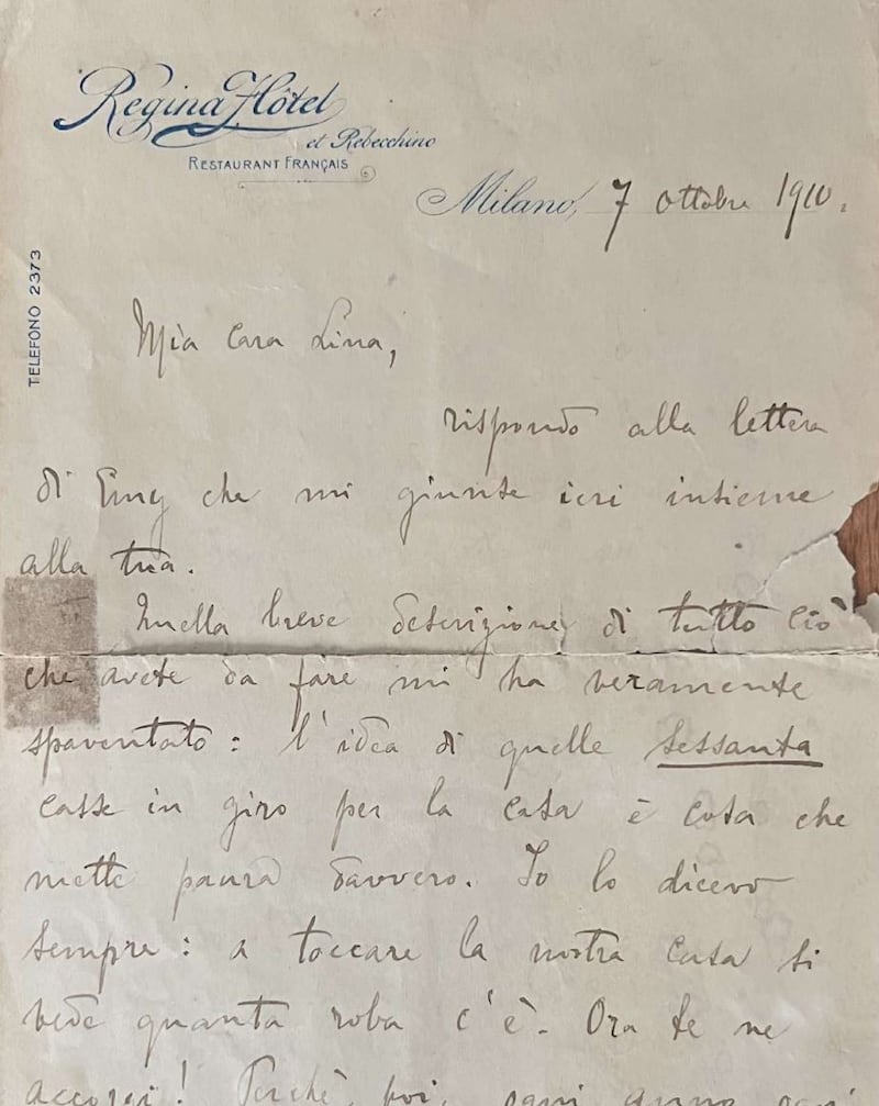 Lettera Mascagni