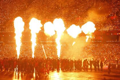La cerimonia d'inaugurazione di Londra 2012