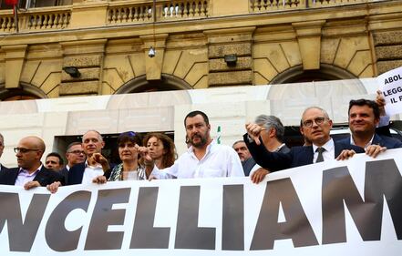 Esodati, Salovini guida l'occupazione del Mef 11