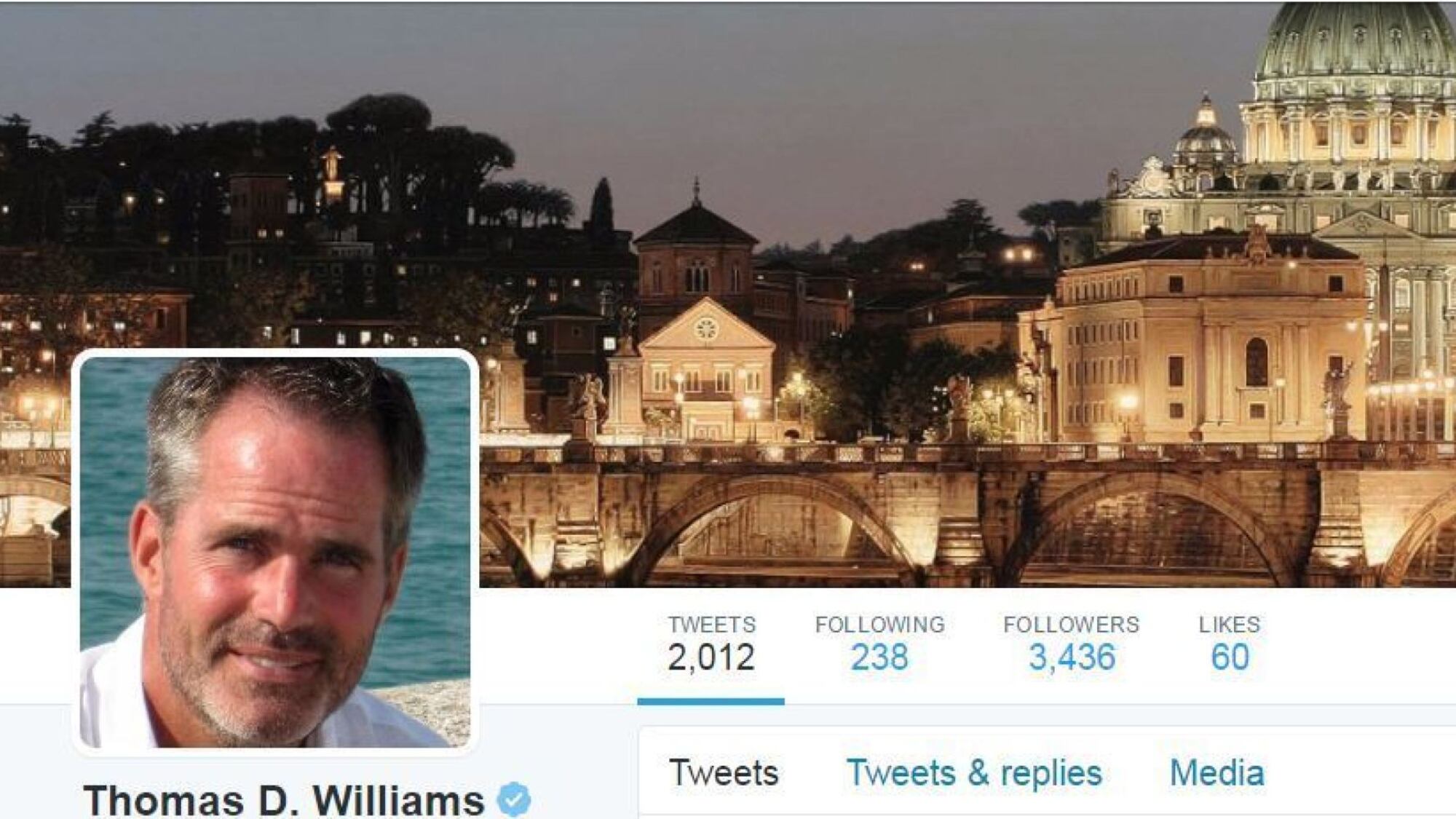 Da prete a consulente di Mel Gibson: il corrispondente da Roma del sito vicino a Trump