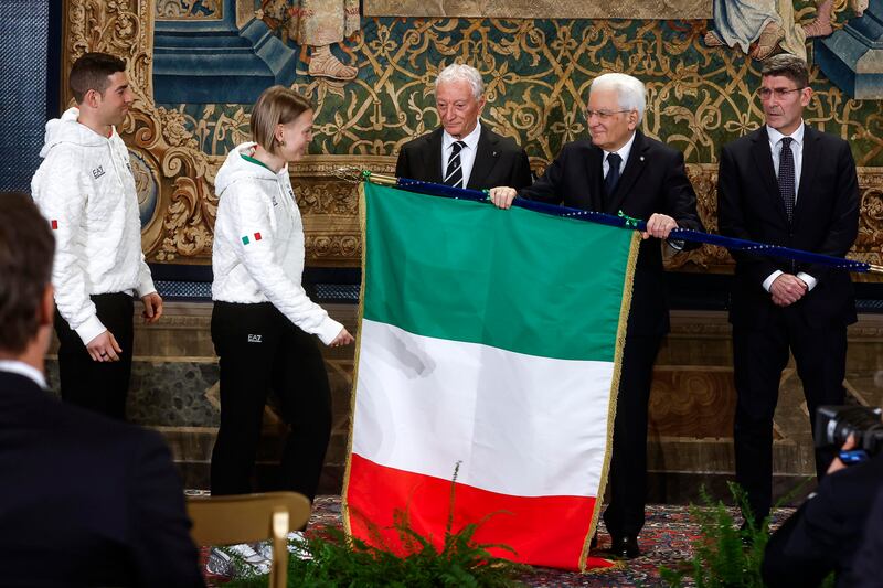 Qurinale, Mattarella con gli atleti in partenza per i Giochi Olimpici 4
