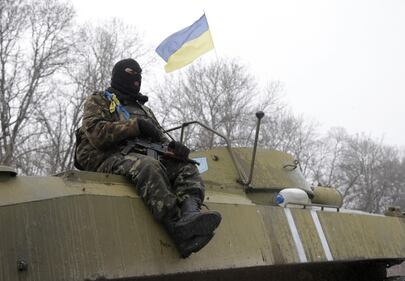 Militari schierati a Debaltseve 15