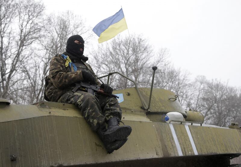 Militari schierati a Debaltseve 15