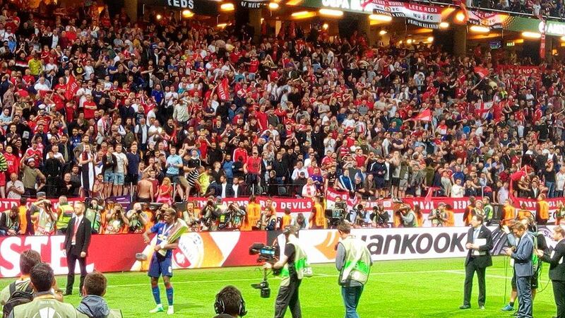 Europa League, i due italiani imbucati alla finale nell'area Vip 3