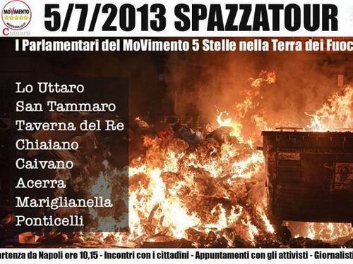 Grillini di nuovo "in gita": in Campania per lo Spazzatour