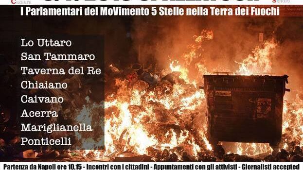 Grillini di nuovo "in gita": in Campania per lo Spazzatour