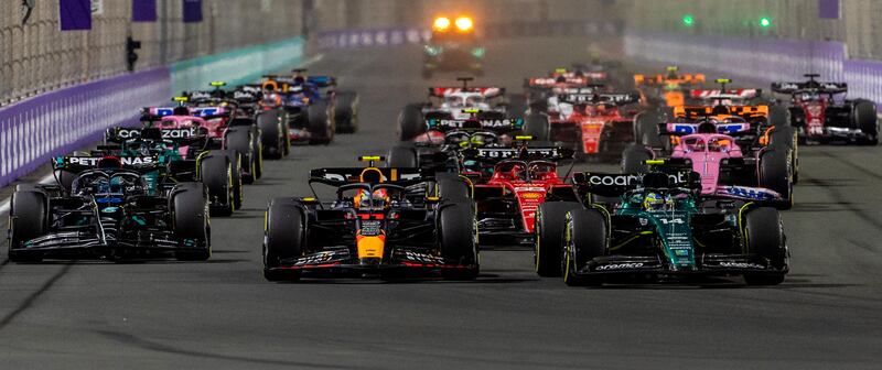 Partenza GP Jeddah F1
