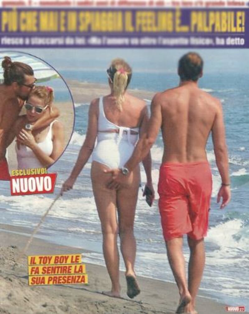 Claudia Gerini e Andrea Preti
