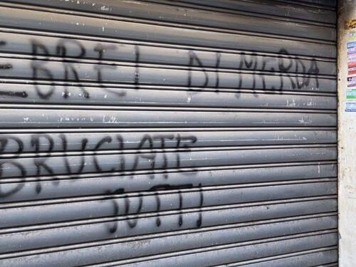 "Ebrei di m..., bruciate tutti". La scritta choc sul panificio kosher