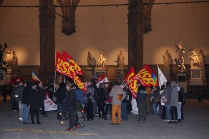 Celebrazioni in piazza della Signoria a Firenze 1