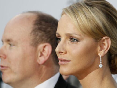 Sposini di Montecarlo<br />Alberto e Charlene <br />sono già separati a letto