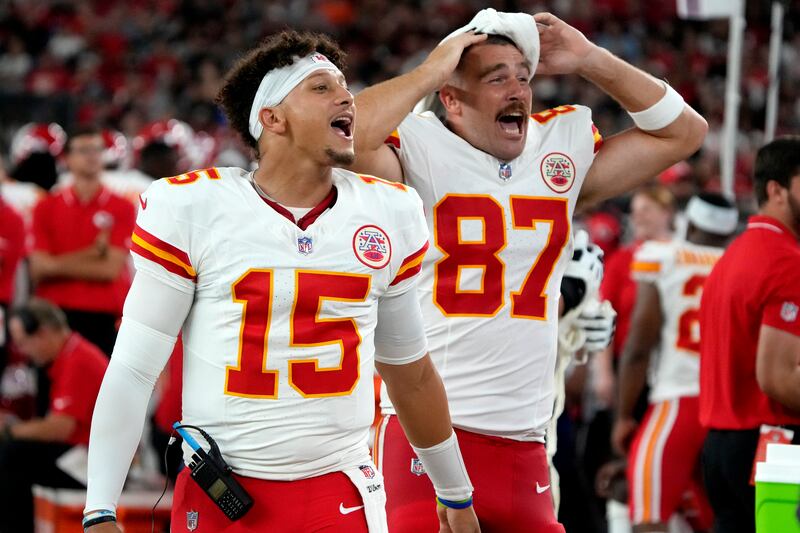Mahomes Kelce Preseason 2023