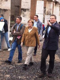 Merkel a Pompei 2