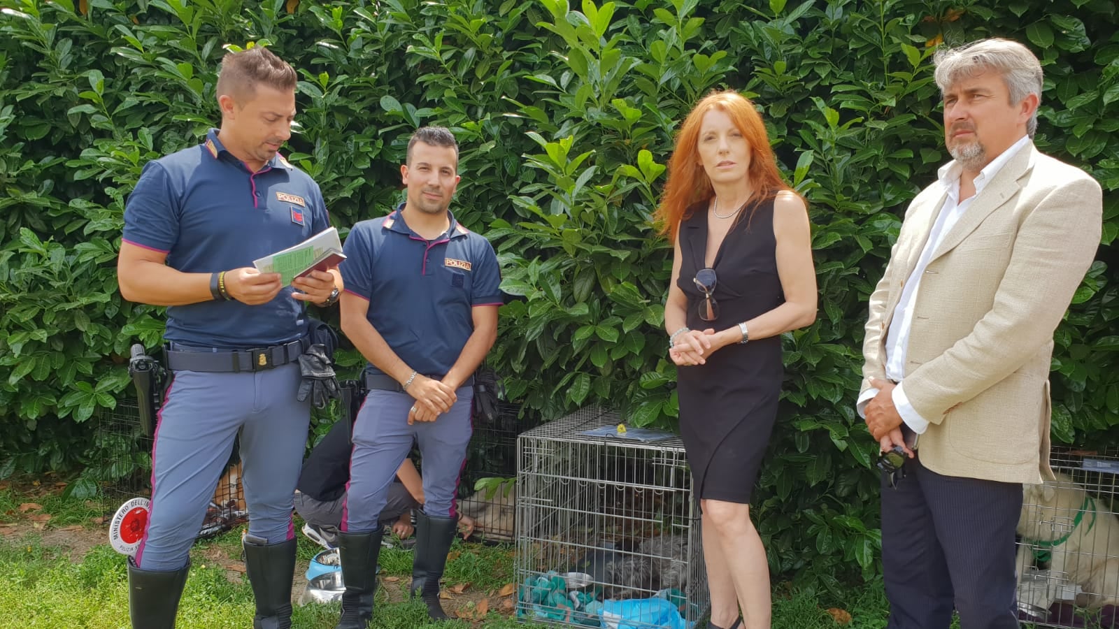 Cani e gatti salvi grazie a Leidaa e alla Polstrada