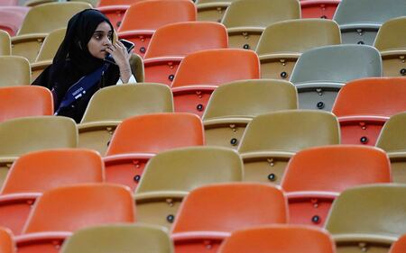 Supercoppa, le immagini delle donne allo stadio di Gedda 4