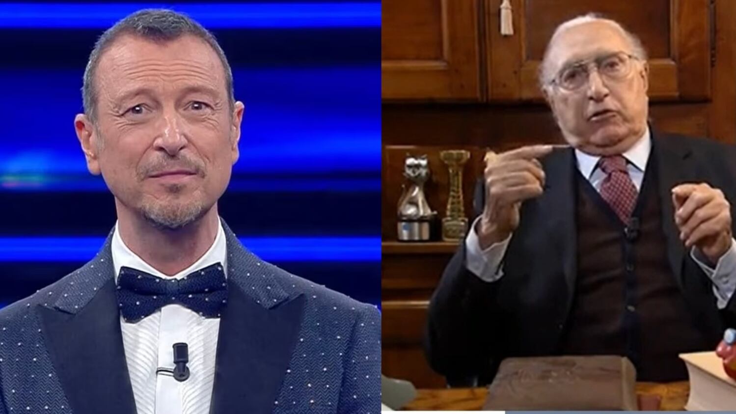 Baudo punzecchia Amadeus: "Io ne ho fatti 13 di Sanremo…"