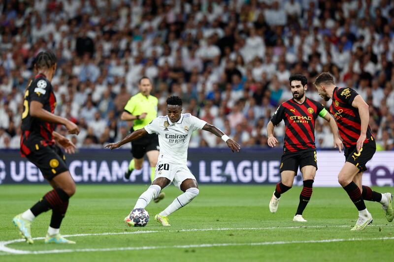 Vinicius gol Real Madrid Man City