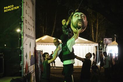 Pignatta con la testa di Salvini 1