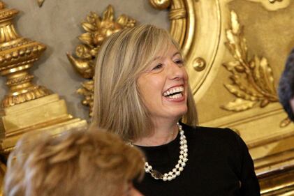 Boschi in blu elettrico, Mogherini in rosa: i colori del governo 16