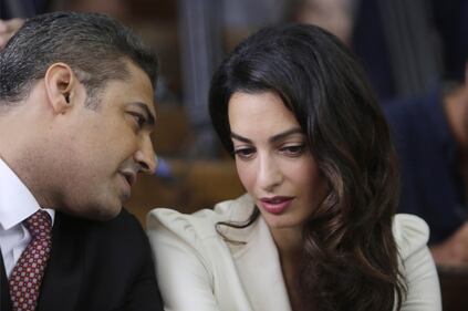 Amal Clooney in aula al processo contro i giornalisti 7