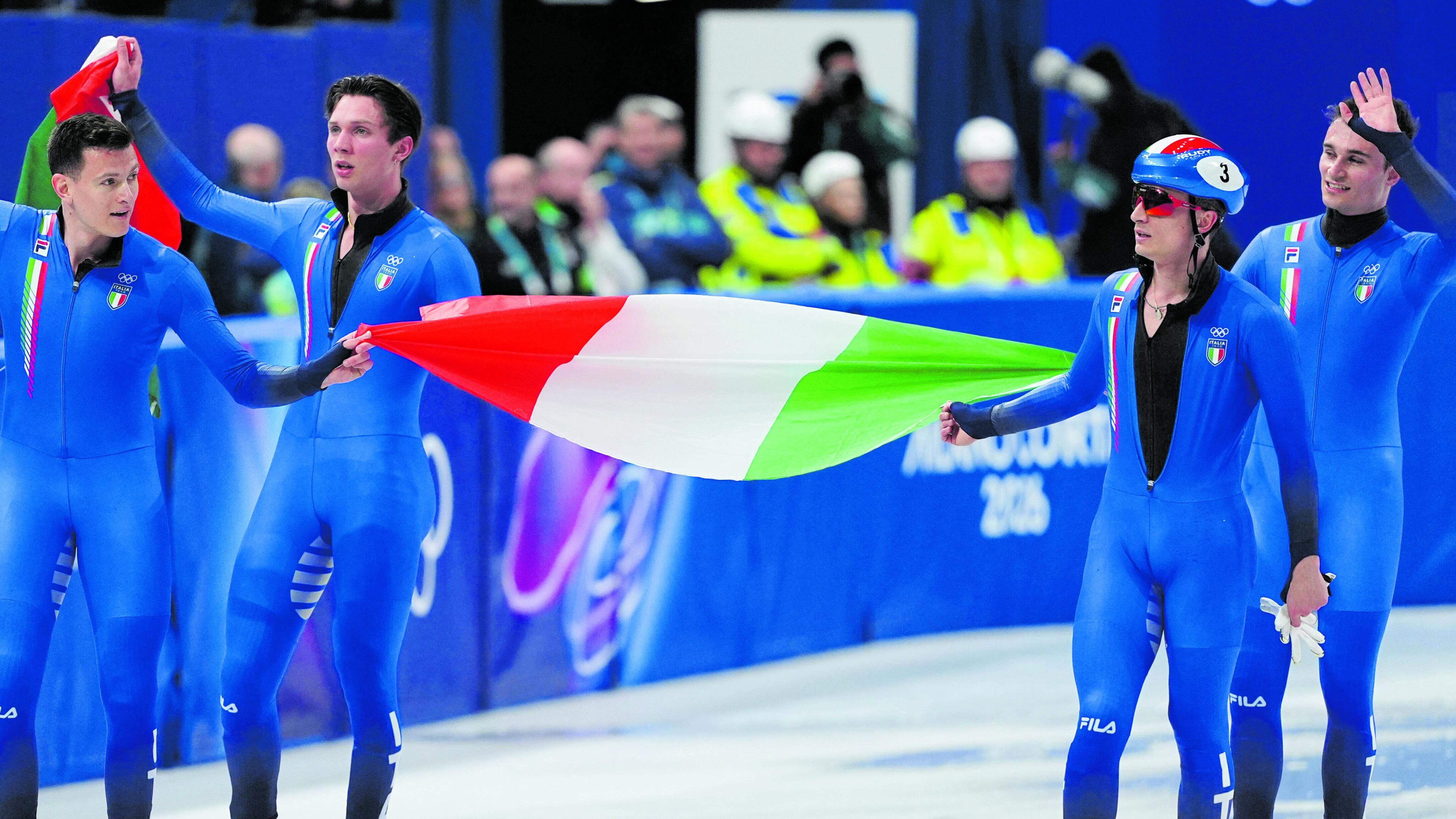 Gli azzurri volano sul podio. Delusione Fontana dopo i brividi