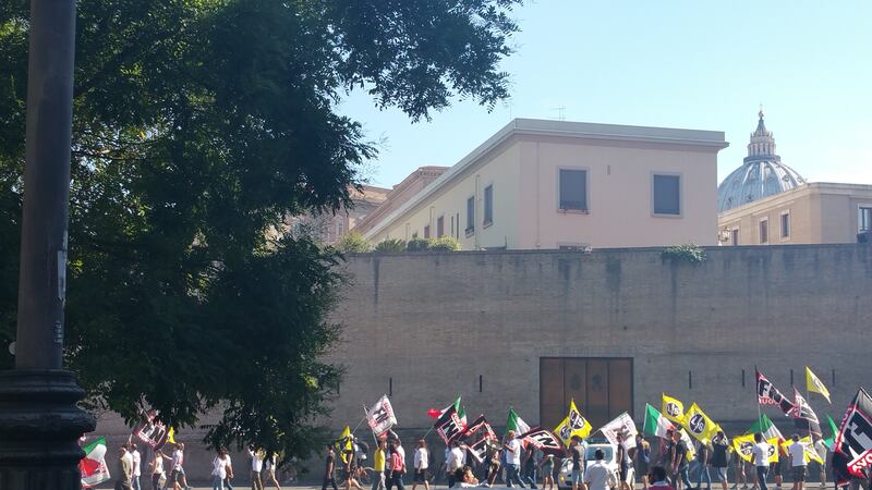 Il corteo di Forza Nuova contro l'Isis e i suoi finanziatori 1
