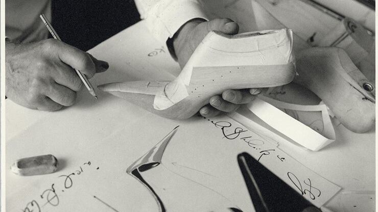 Così l'arte di Manolo è diventata una scarpa
