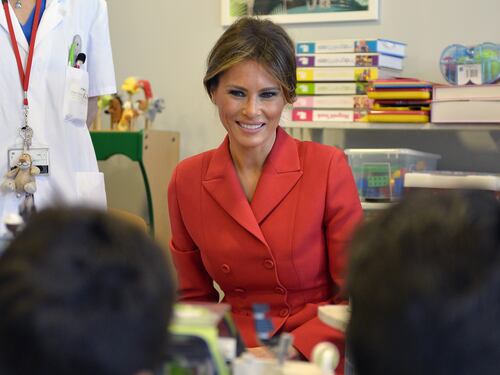 Melania Trump a Parigi