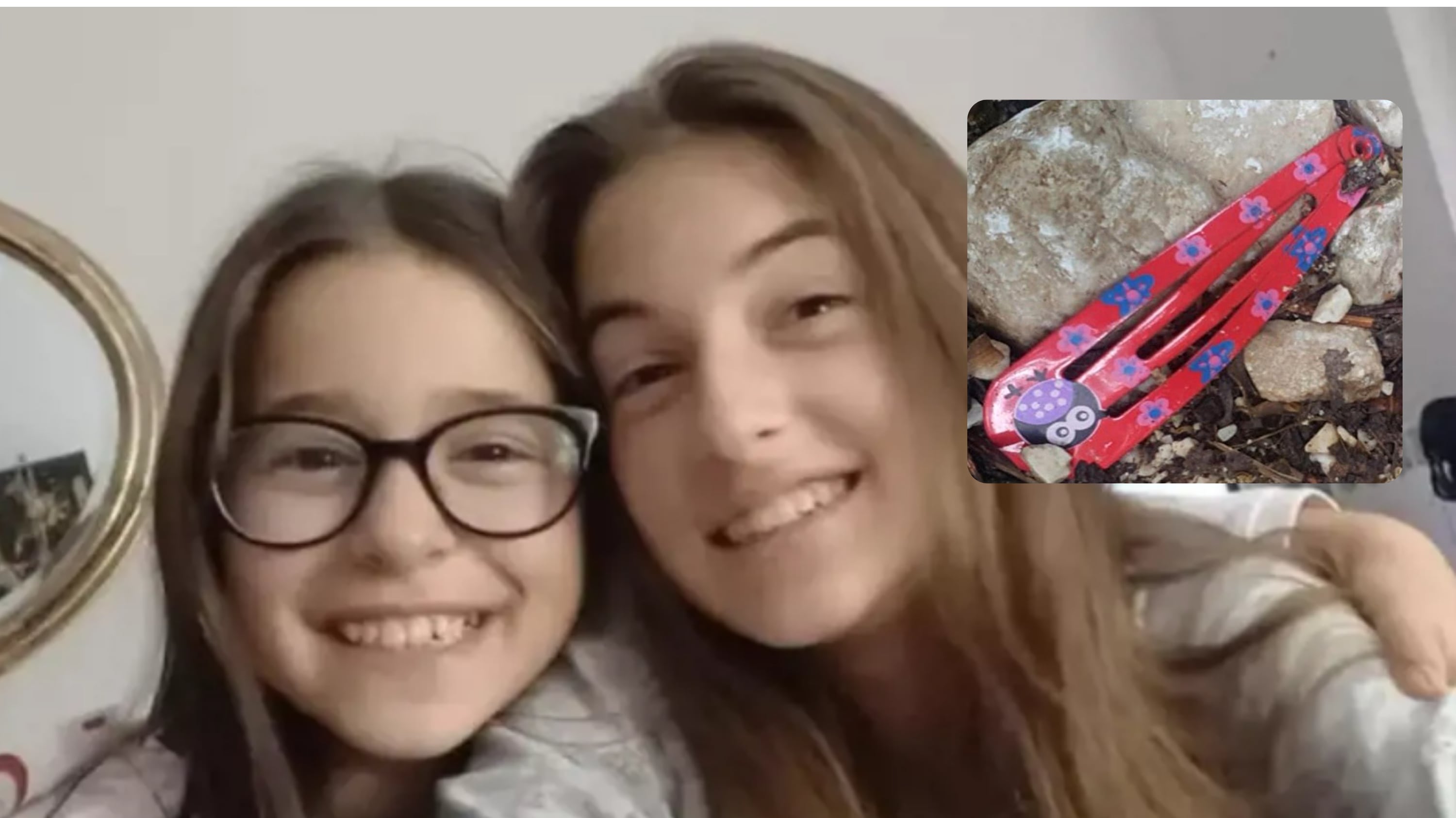 Sorelle scomparse, trovato un fermaglio vicino a un sentiero