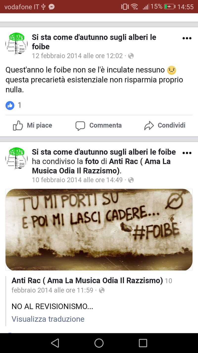 Le pagine sulle foibe (che non scandalizzano i benpensanti) 1