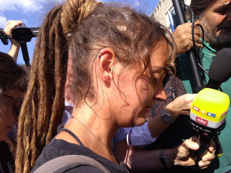 L'arrivo di Carola Rackete ad Agrigento  5