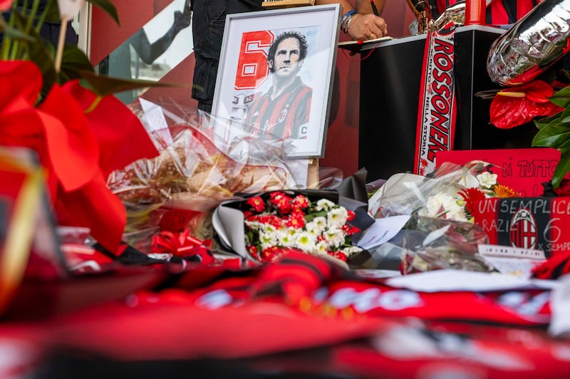 Il tributo a Franco Baresi