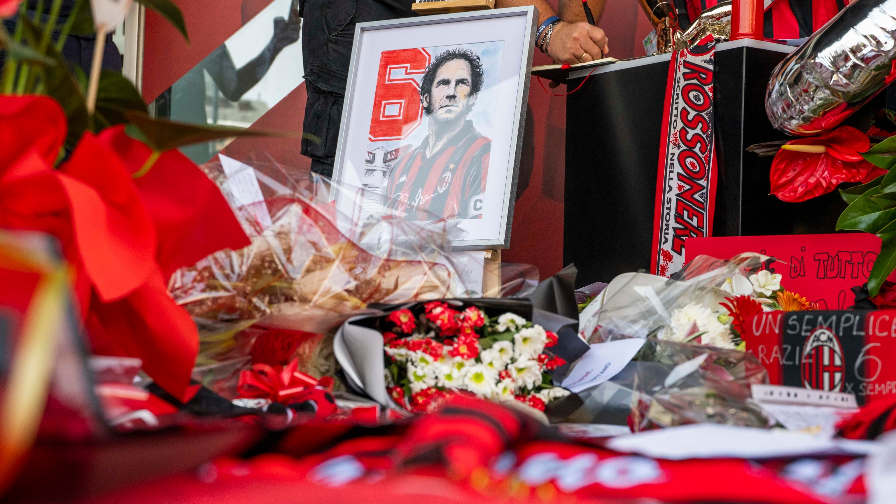 Il tributo a Franco Baresi