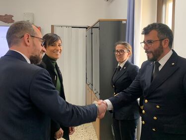 Sara Kelany e Francesco Filini in missione a Lampedusa 1
