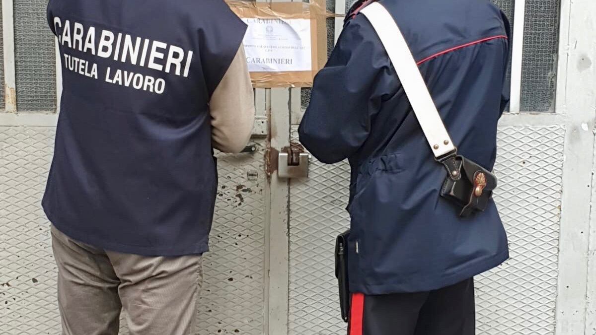Lavoro nero e violazioni, scattano sequestri e maxisanzioni