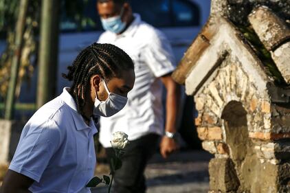 I funerali di Willy al campo sportivo di Paliano 8