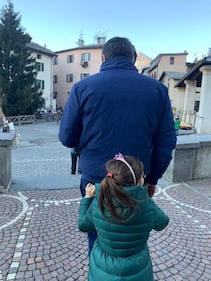 Matteo Salvini ha festeggiato il nuovo anno tra selfie, figlia e fidanzata 2