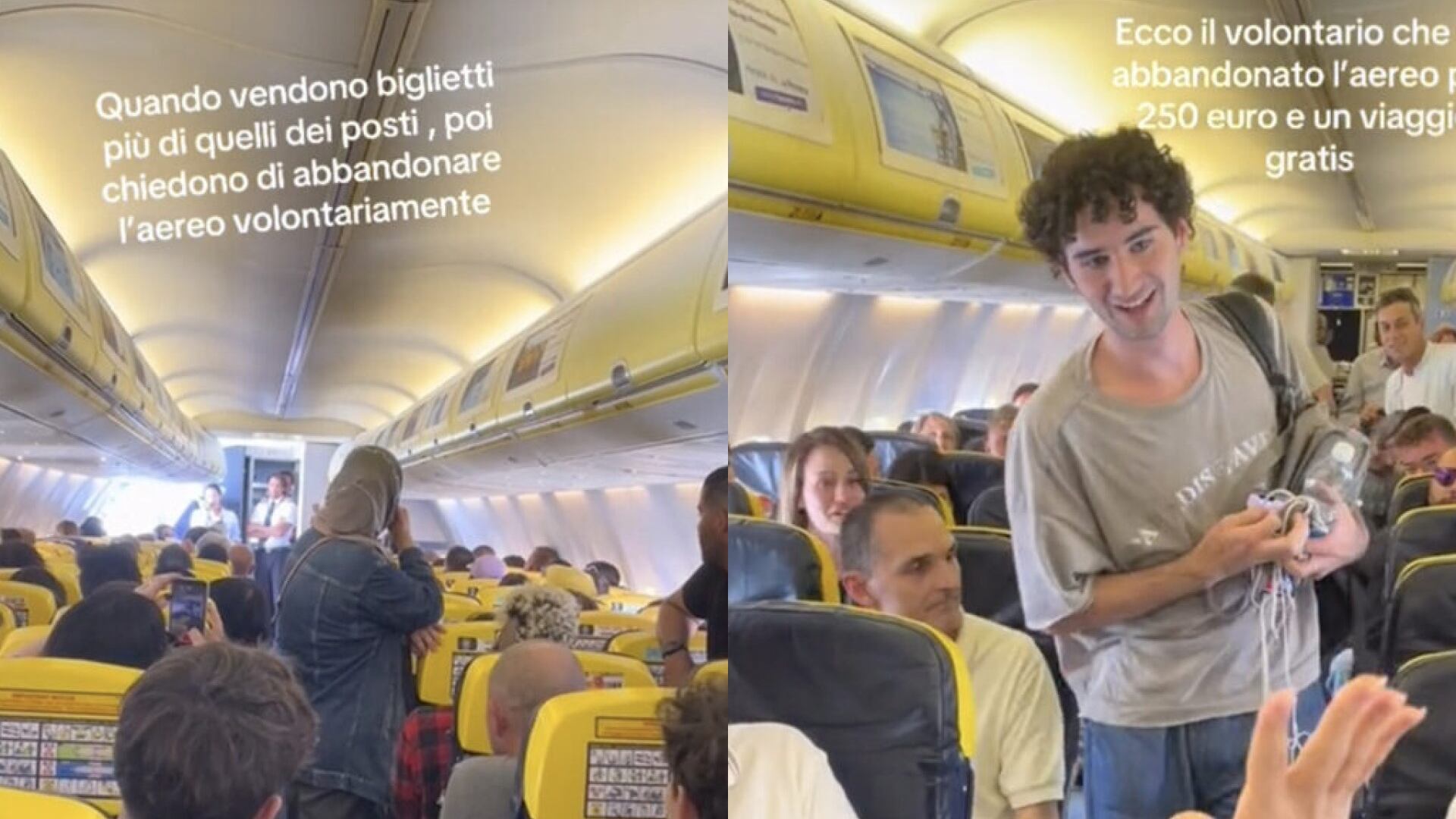 L'aereo è pieno, il passeggero viene risarcito: ecco la cifra