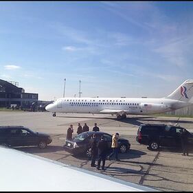 Cleveland, gli arei di Romney e Biden sulla pista 2