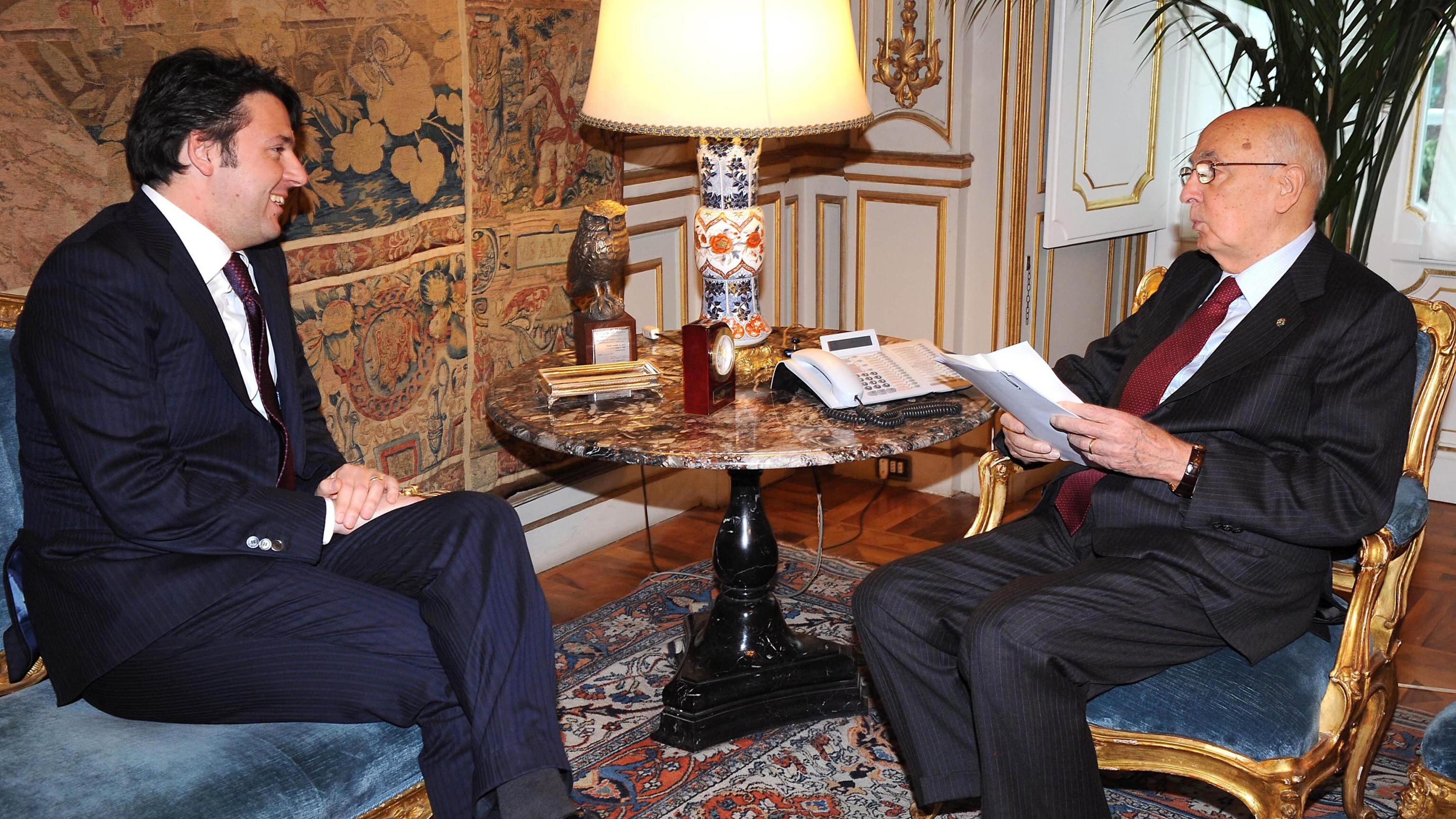 L'asse Renzi-Quirinale s'incrina su Letta