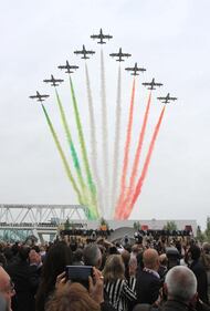 Le Frecce Tricolori inaugurano Expo 2015 8