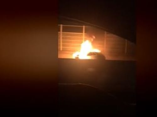 Auto in fiamme sulla A4: in salvo l'automobilista