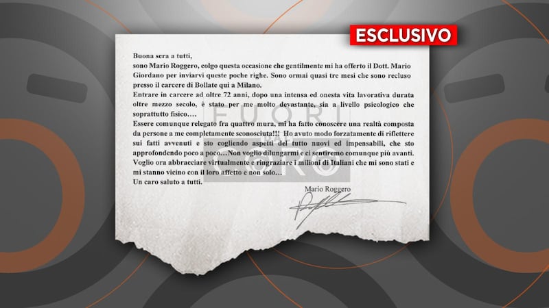 Lettera Roggero