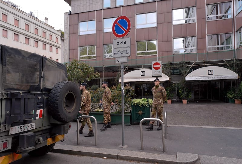 Milano. Primi ingressi all'Hotel Michelangelo per la quarantena 3
