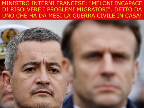 La satira del giorno. Attacco francese