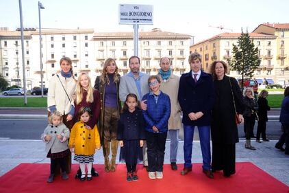 L'inaugurazione di via Mike Bongiorno 1