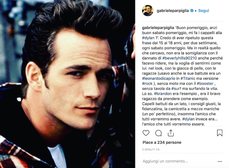 Luke Perry, il cordoglio social: foto 8