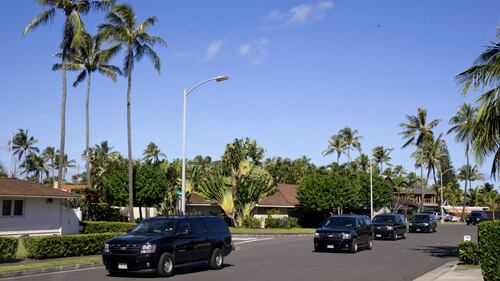Golf e "mise" a fiori. Gli Obama alle Hawaii per Natale 7