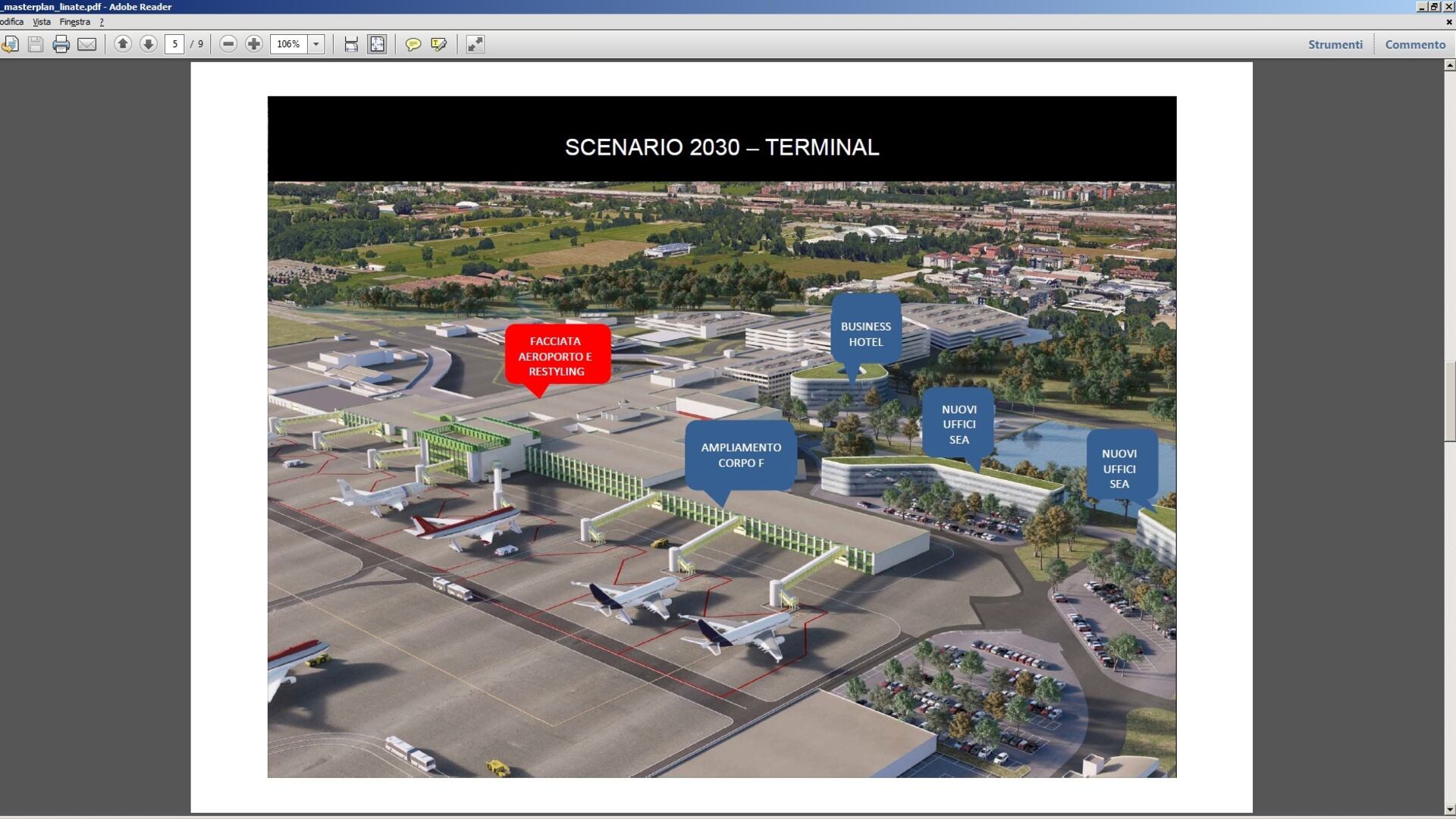 Pista, imbarchi e area bagagli: Linate (tutto nuovo) al decollo