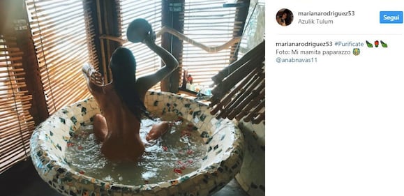 Mariana Rodriguez nuda in acqua 3
